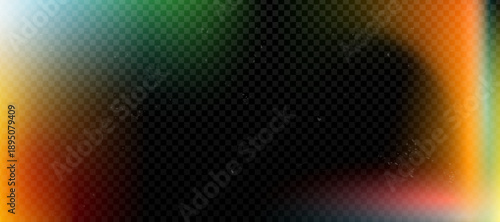 Old film overlay with grainy light leak. Retro photo filter texture, dusty vintage wallpaper look, saturated blur abstract vector template for backgrounds and creative layouts