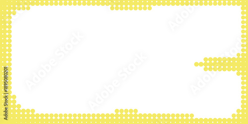 Yellow duct tape for photo collage. Bright scotch tape for the frame. Collage frame with girl's photo, barcode, paper clip and stickers and torn paper. Vector elements.