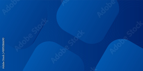 Abstract blue background with glowing geometric lines. Modern blue gradient square shape design.