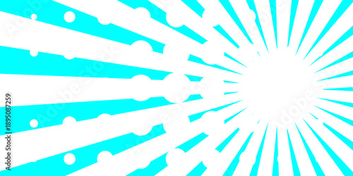 Blue Sunburst for the background. flag of japanese. The rising sun.