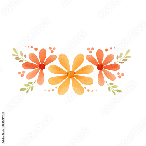 orange flower background