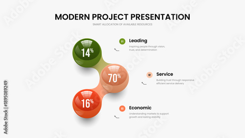 Minimalist Launch 3 Step Infographic Frame Layout. Digital Development Presentation Design Vector Illustration. Science Analysis Three Option Diagram Slide Template.