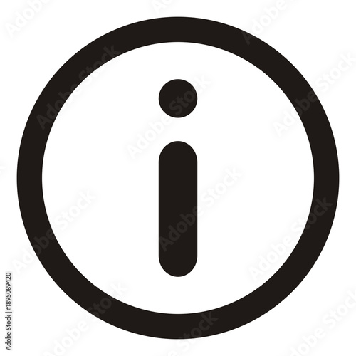 Info Icon – Information Symbol with Letter “i”