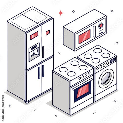 Modern kitchen appliances