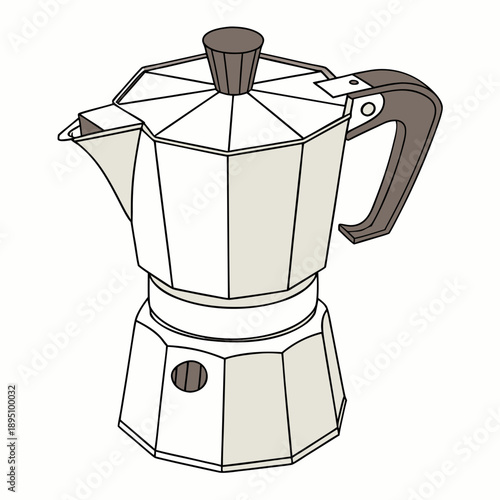 Classic stovetop coffee maker