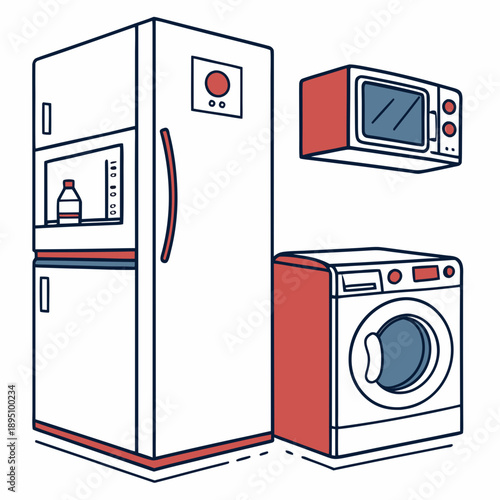 Modern kitchen appliances