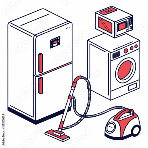 Modern kitchen appliances