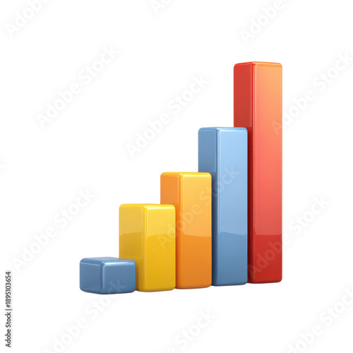 Free Download A colorful bar graph on a black background - GFXLoad