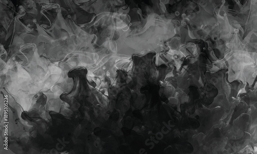 Abstract mist diffusion shaping a modern and expressive composition