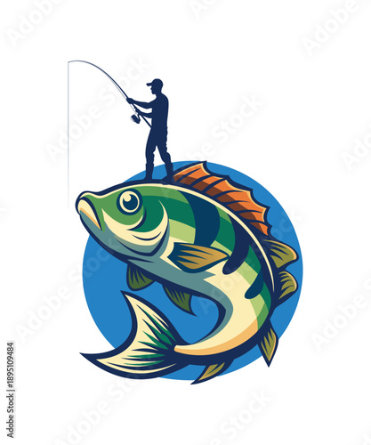 Fishing vector graphic & Illustration