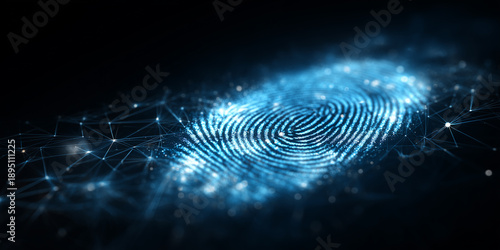 Digital fingerprint merging with neural network for biometric security and personal data protection technology