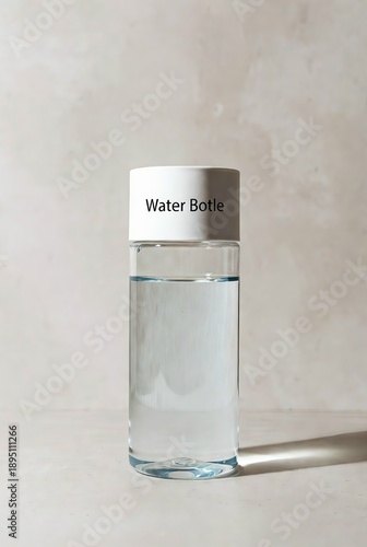 glass of water on the table