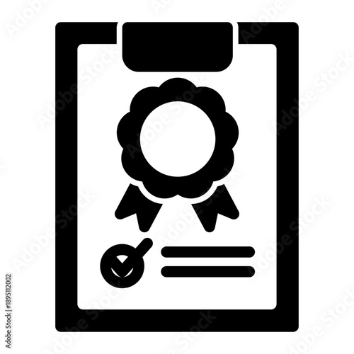 Systematic process ensuring products or services meet defined standards (Glyph Style)