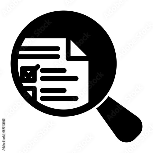 Systematic examination of individual assignments to understand components and requirements (Glyph Style)