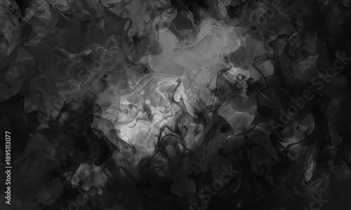 Organic vapor textures creating a dramatic abstract environment