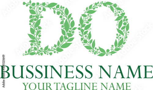 DO D do initial logo | initial based abstract modern minimal creative logo, vector template image. luxury logotype logo, real estate homie logo. typography logo. initials logo