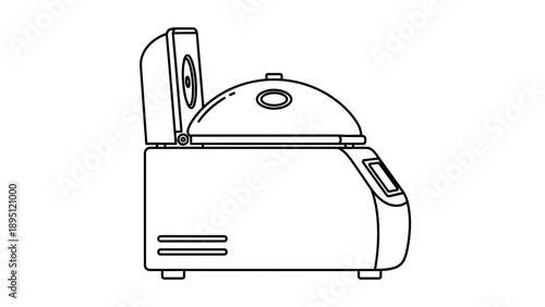 Laboratory Centrifuge Machine - Scientific Equipment Illustration