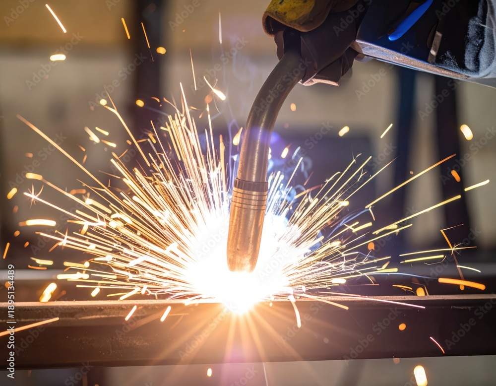 custom made wallpaper toronto digitalIndustrial Welding Sparks