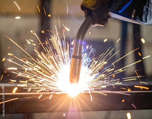 Wallpaper Mural Industrial Welding Sparks Torontodigital.ca