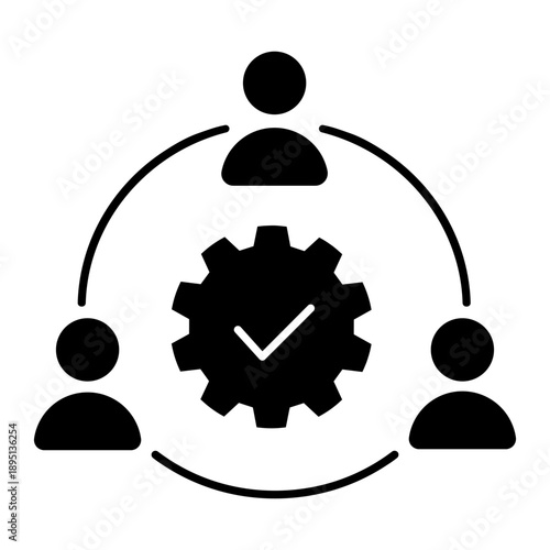 Maintenance vector icon. Technical support Illustration sign. Installing updates symbol. Bow logo.