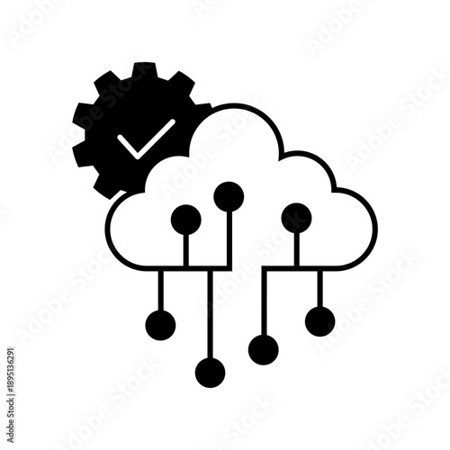 Maintenance vector icon. Technical support Illustration sign. Installing updates symbol. Bow logo.