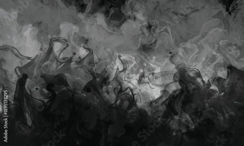 Smoky atmosphere forming a visually rich abstract background