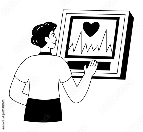 Hand drawn style illustration depicting coconut drink
