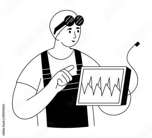 Hand drawn style illustration depicting coconut drink
