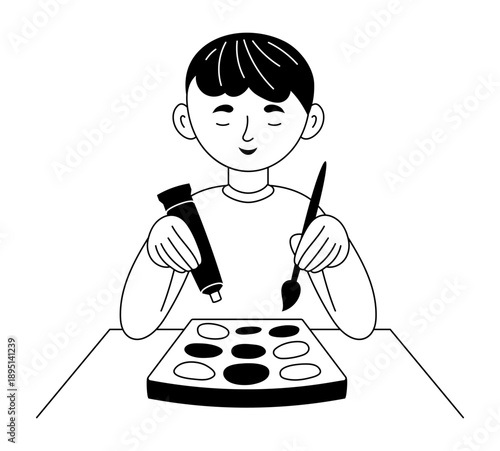 Hand drawn style illustration depicting coconut drink
