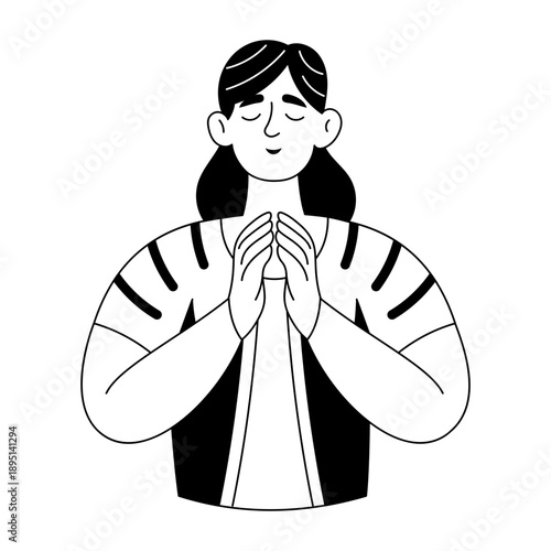 Hand drawn style illustration depicting coconut drink
