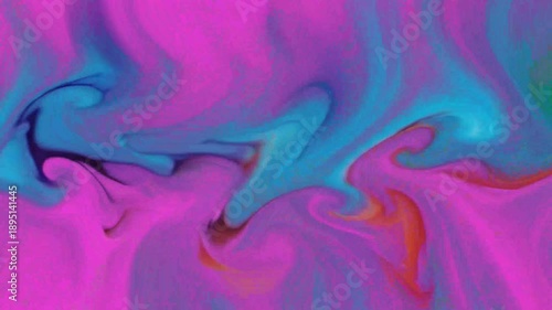 Abstract colorful fluid wave background dynamic flowing motion graphics