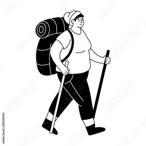 Hand drawn style illustration depicting coconut drink
