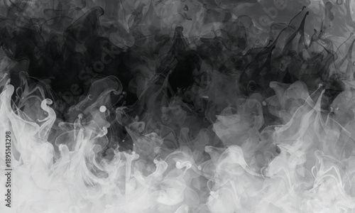 Gentle vapor flow creating a peaceful abstract atmosphere