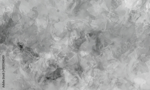 Organic smoke textures evolving across an atmospheric backdrop