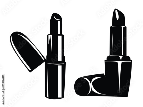 Cosmetic lipstick illustration vector 