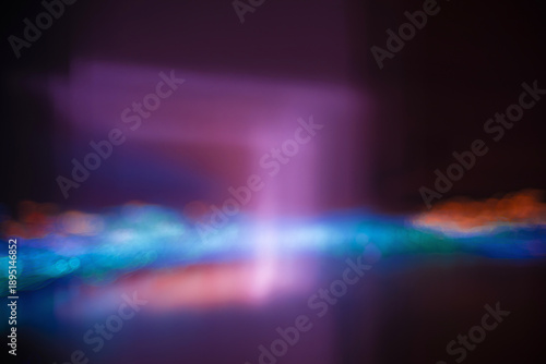 Wallpaper Mural Glowing light painting on dark background Torontodigital.ca