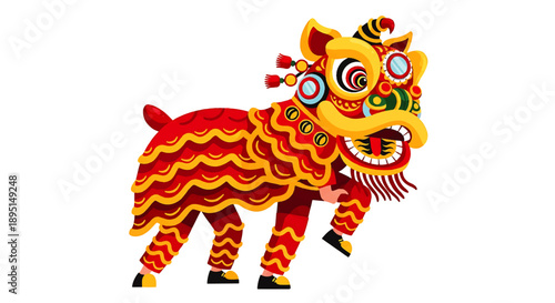 Happy Chinese Lunar Day Celebration with Vibrant Oranges on Patterned Plate and Shadow