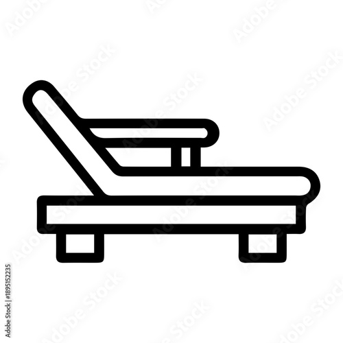 Chaise Lounge Icon