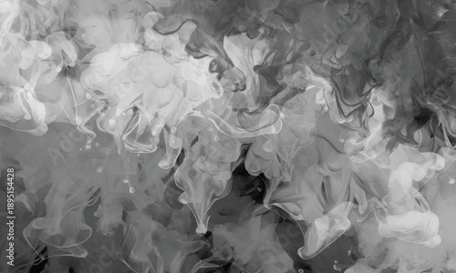 Fluid smoke motion shaping a contemporary abstract background