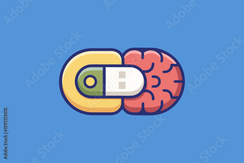 brain toggle control system icon