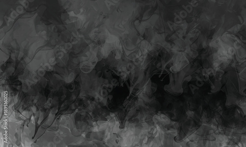 Organic vapor flow shaping a dynamic abstract background