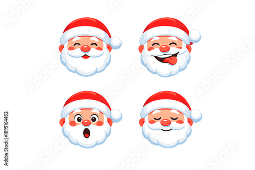 Emotions and expressions icon set. Featuring happy, surprised, mischievous, and thoughtful.