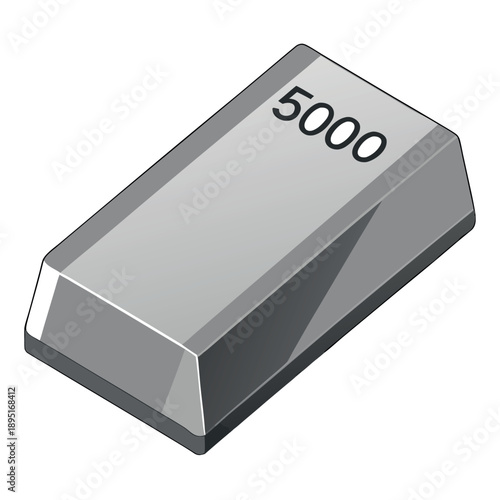 shiny silver metal bar 