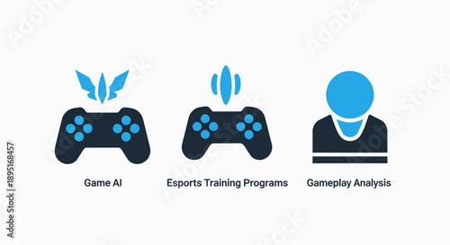 Gaming and Esports Icons: AI, Training Programs, and Gameplay Analysis