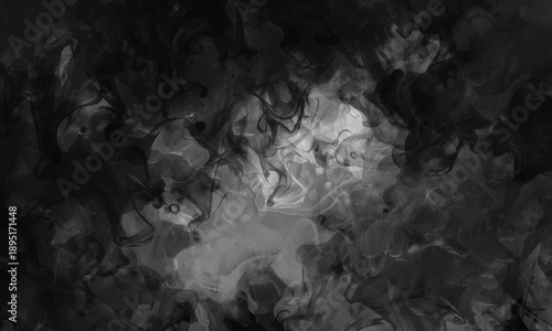 Abstract smoky atmosphere with organic flow and subtle contrast