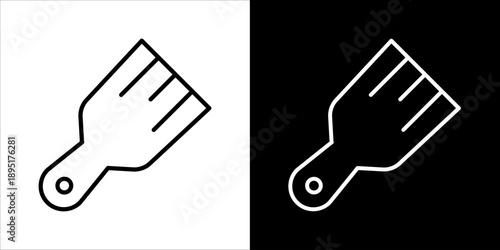 Paint Brush Icon Sheet Black And White