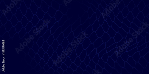 Abstract net background blue with mesh texture dark blue background. Seamless sportswear concept. Modern artistic