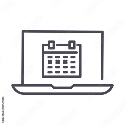 Online reservation calendar and flight scheduling