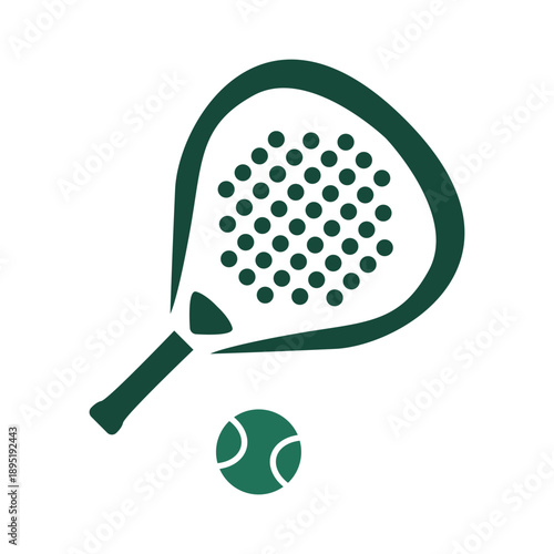 Padel logo icon design