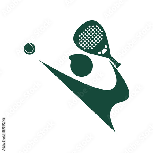 Padel logo icon design